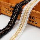 Home Textile Metallic Fringe 2cm Crochet Lace Ribbon